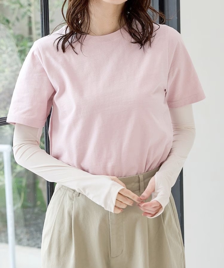 ハニーズ公式　遮熱アームカバー60cm丈