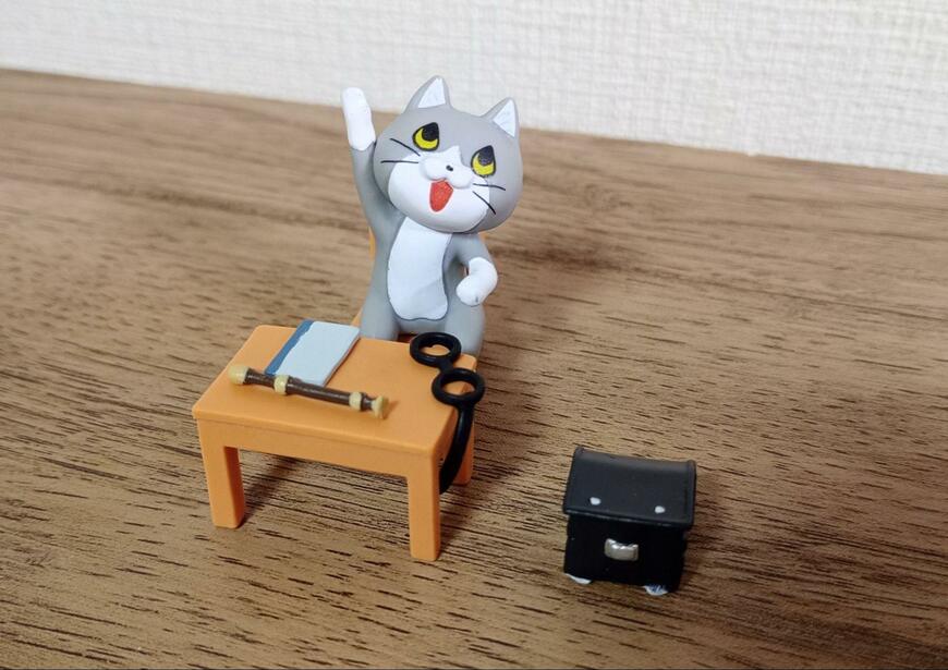 株式会社トイズキャビン、仕事猫小学校ミニフィギュアコレクション画像
