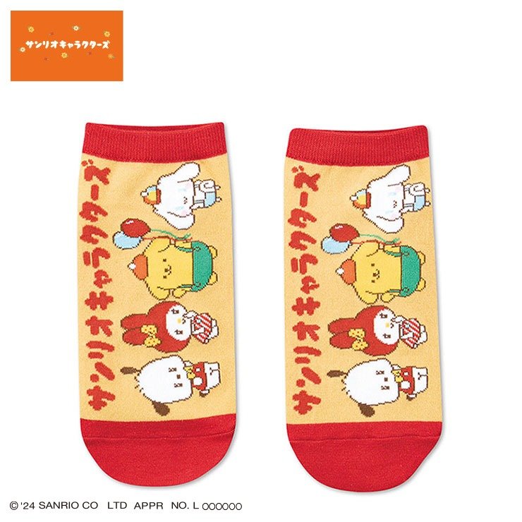 レディース　スニーカーインソックス（サンリオキャラクターズ）