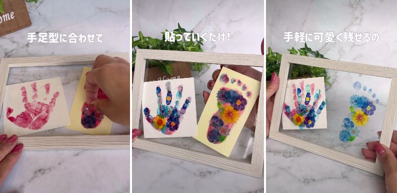 アクリル板にシールを貼っていくだけ