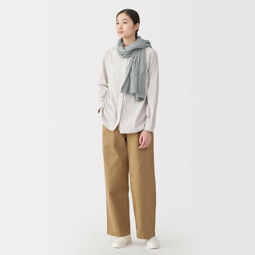 無印良品公式 UVカット 強撚コットン ボレロ ボタン付き