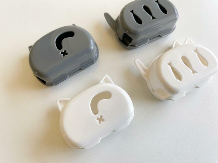 「ねじるケーブルバンド」「抗菌歯ブラシキャップ」