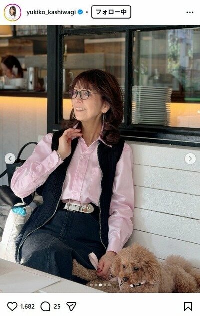 柏木由紀子のInstagram投稿