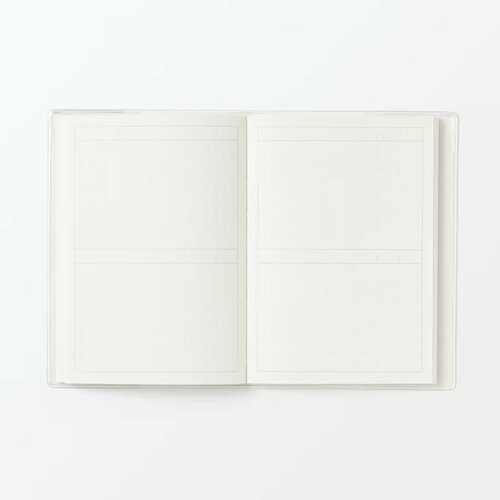 日付がないスケジュールノート　マンスリー/デイリー