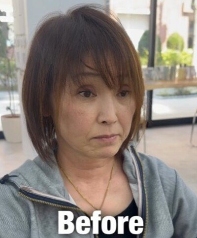 【イメチェン】雰囲気を変えたいという女性　お任せで印象激変した姿が素敵！