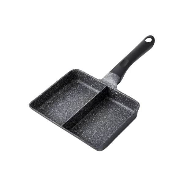 マーブルコーティングでこびり付きにくく、耐久性も高い