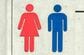 ショッピングモールで見つけた「トイレのピクトグラム」　見る人を悩ませるデザインに「これは難しい」と困惑