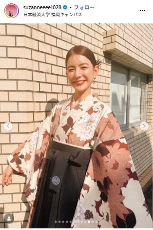 出所：スザンヌのInstagram（＠suzanneeee1028）参照日：2026年3月13日