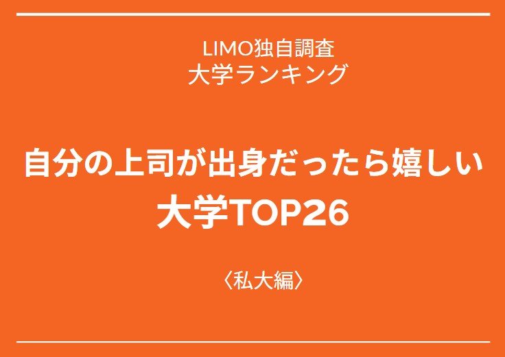 【大学ランキング】自分の上司が出身だったら嬉しい大学を社会人に聞いた！4位は近畿大学〈私立編〉