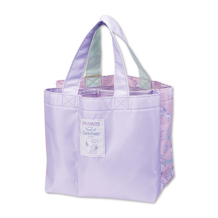 出所：しまむら 公式オンラインストア チャーム付きミニトート　(PEANUTS)・ライトピンク 310