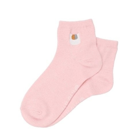 出所：しまむらパーク　レディース　クォーターソックス 刺繍付き（夏目友人帳）