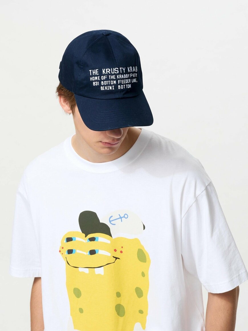 スポンジ・ボブ　カクタスプラントフリーマーケット UVカットキャップ