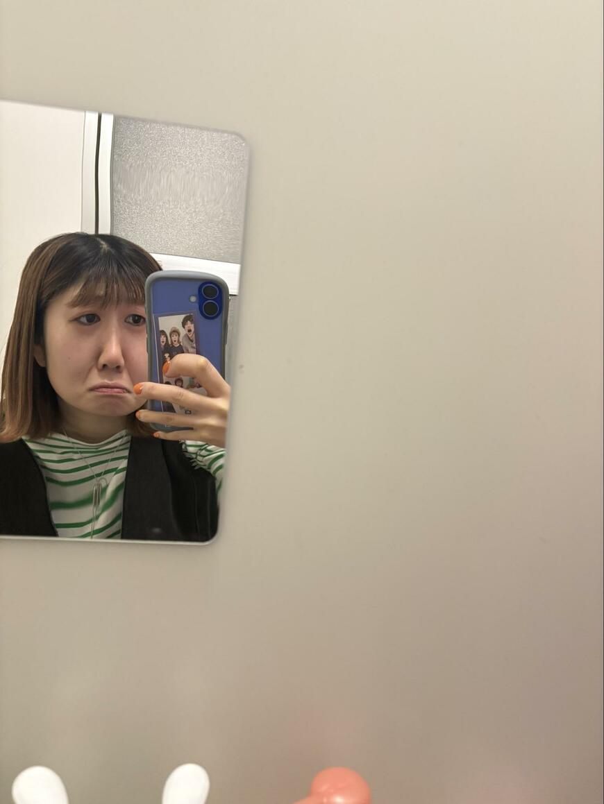 浴室に設置した鏡