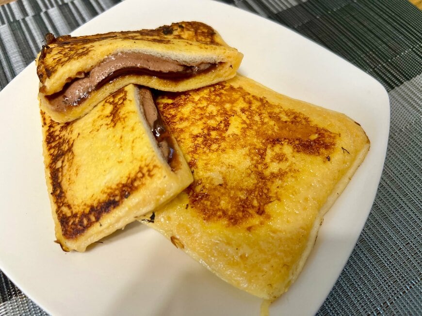 ランチパックで作ったフレンチトースト