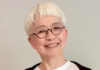 【70代マダム】GU「ドットスカート」のハイセンスな着こなしが素敵　「参考になる」