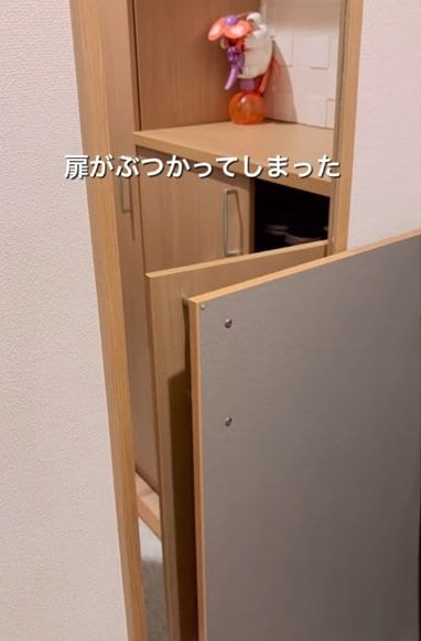 変身前の玄関