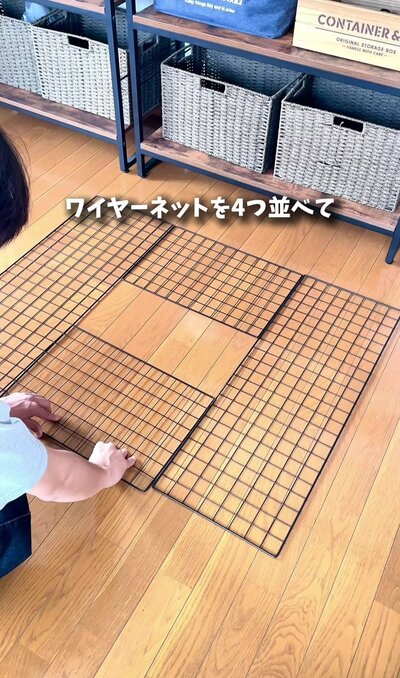 変身前のワイヤーネット