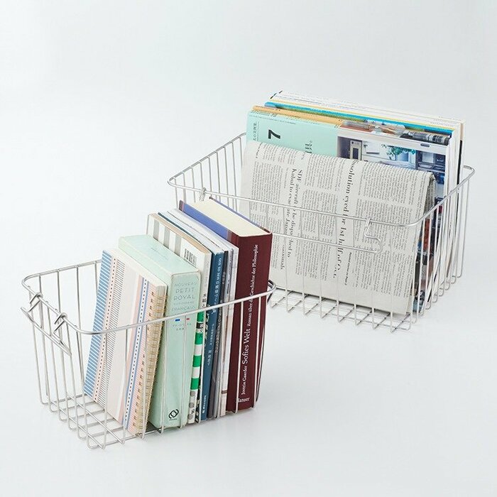 KEYUCA公式　重なるステンレスバスケット スリム深