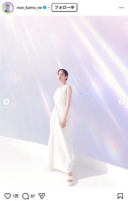 出所：のんのInstagram（＠non_kamo_ne） 参照日：2026年2月13日