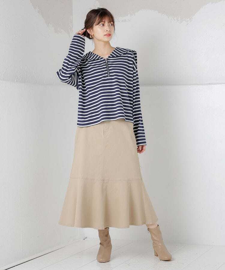 出所：ハニーズ公式通販 セーラーカラートップス