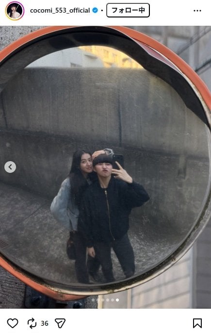 出所：CocomiのInstagram（＠cocomi_553_official）　参照日：2025年12月17日