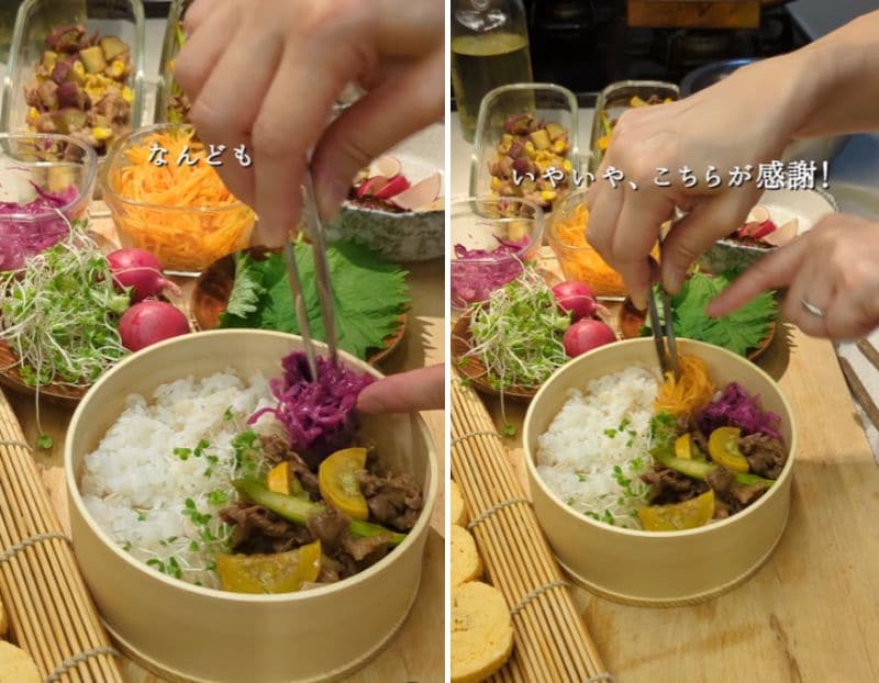 出所：@sakura_obento_