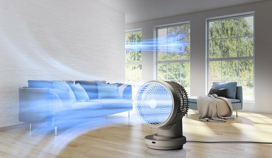 出所：株式会社ドン・キホーテ　360°首振り大風量DCサーキュレーター