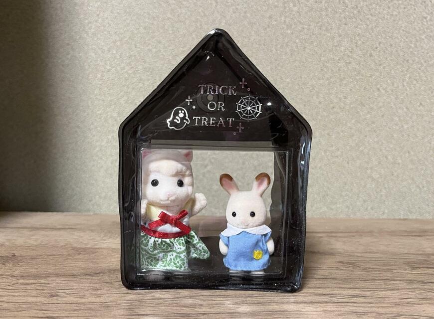 セリア、ミニハウス ディスプレイMハロウィン画像