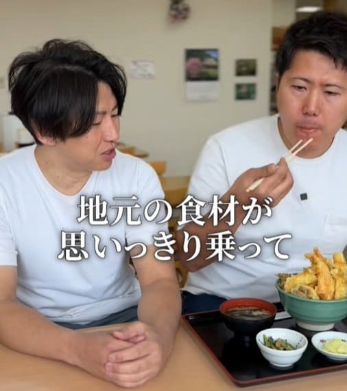 新鮮な地元食材がいっぱいの天丼
