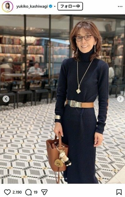 柏木由紀子のInstagram投稿