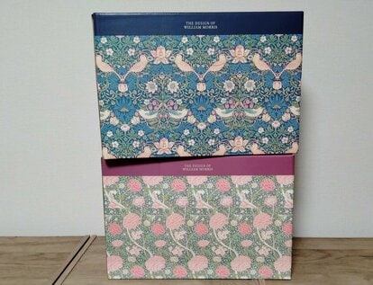 写真 | セリアの「モリスデザインの収納ボックス」がインテリアに