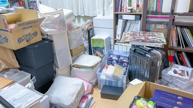 【オタク部屋の片付け】10ヶ月後の変化に「涙ぐましいほどの変化だ」　大量のグッズがスッキリ片付いた