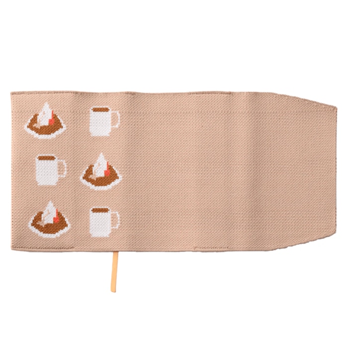 コメダ珈琲店 ニットブックカバー