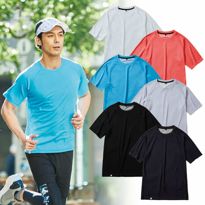 接触×持続冷感-1℃ 半袖Tシャツ