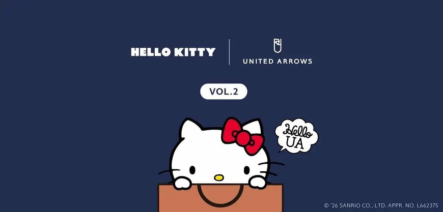 すでに予約分完売の人気品も！サンリオ「ハローキティ」の「近沢レース店」ポーチがキュートすぎ！【ユナイテッドアローズ】