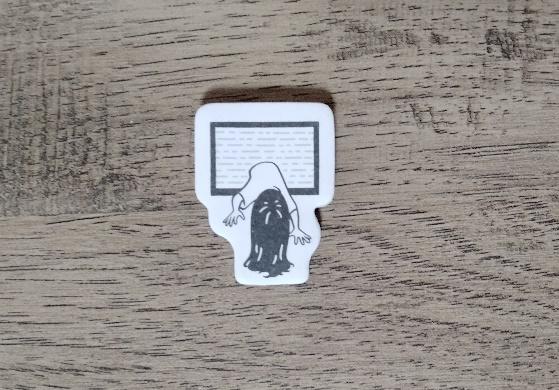 筆者撮影（キャンドゥ、貞子 付箋）