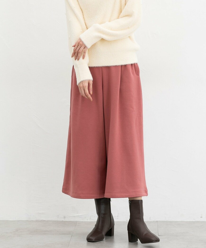 出所:ハニーズ公式 あったかガウチョパンツ