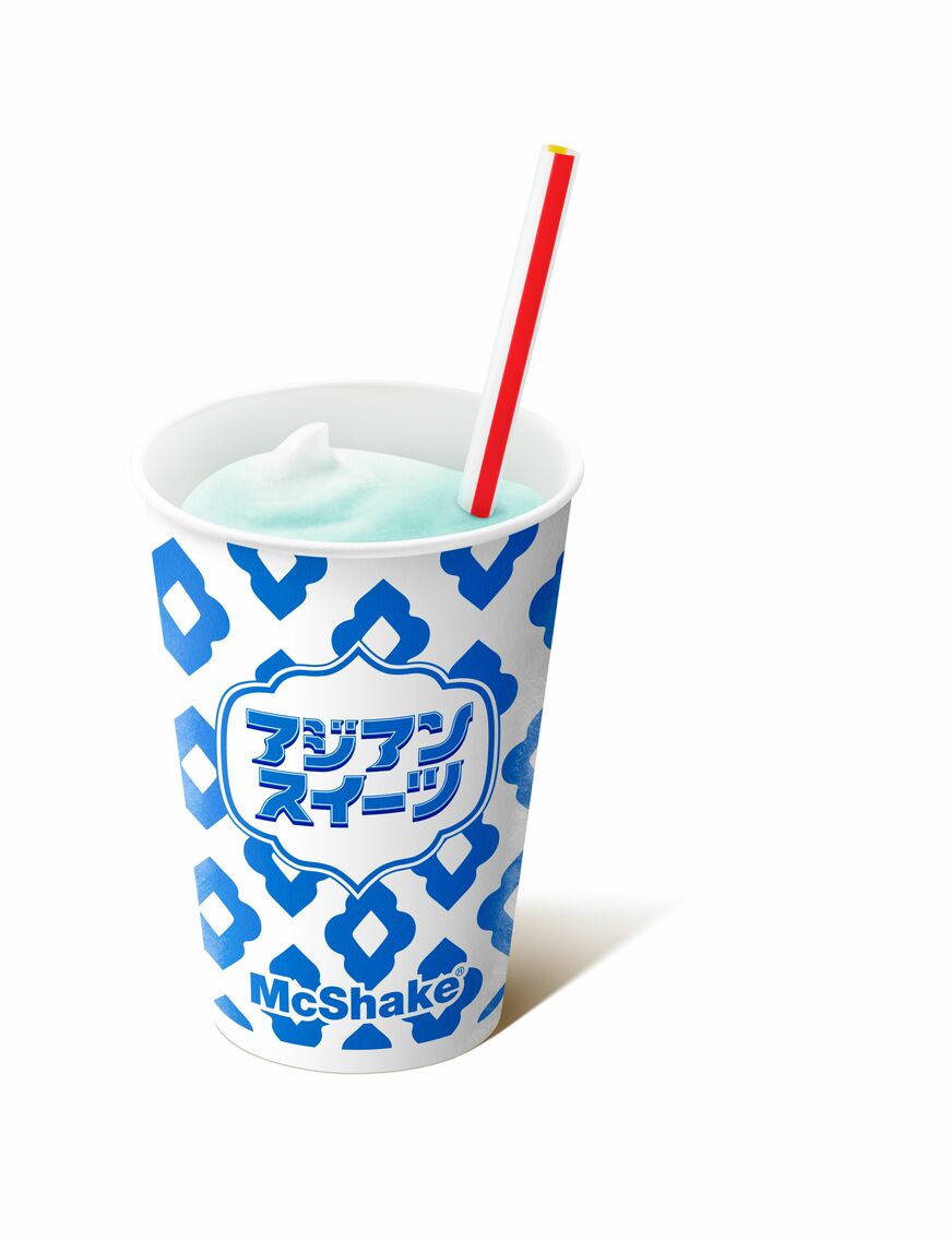 出所：マクドナルド「魅惑あふれる『アジア』をテーマにした「マックフルーリー(R) 杏仁マンゴー」「マックシェイク(R) ソルトライチ」「バナナキャラメルパイ」3種が新登場！」