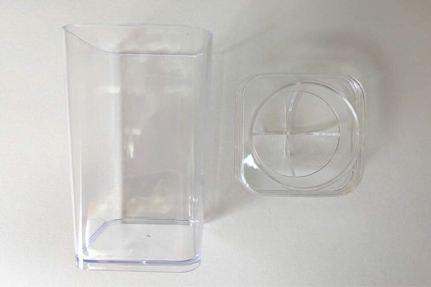 「透明容器なので、根の様子や水位が見えやすい！」