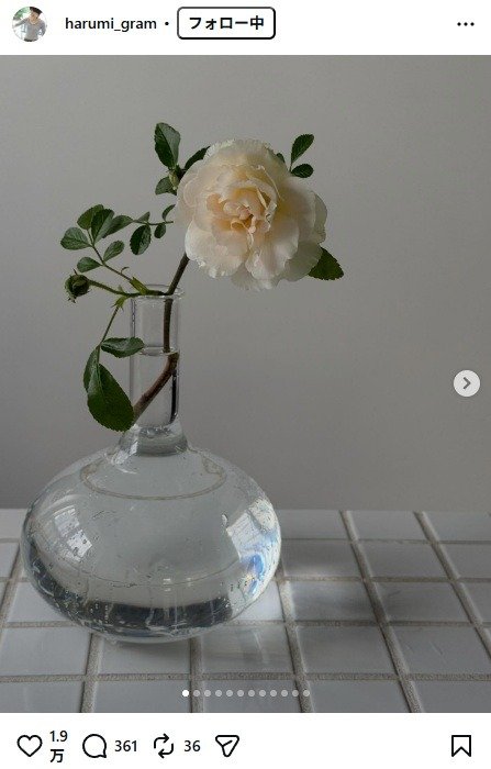 出所：栗原はるみのInstagram（＠harumi_gram）　参照日：2026年4月9日