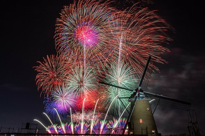 出所：佐倉市「国内最大級20000+70発「市制70周年 佐倉花火フェスタ2024」」(PR TIMES)