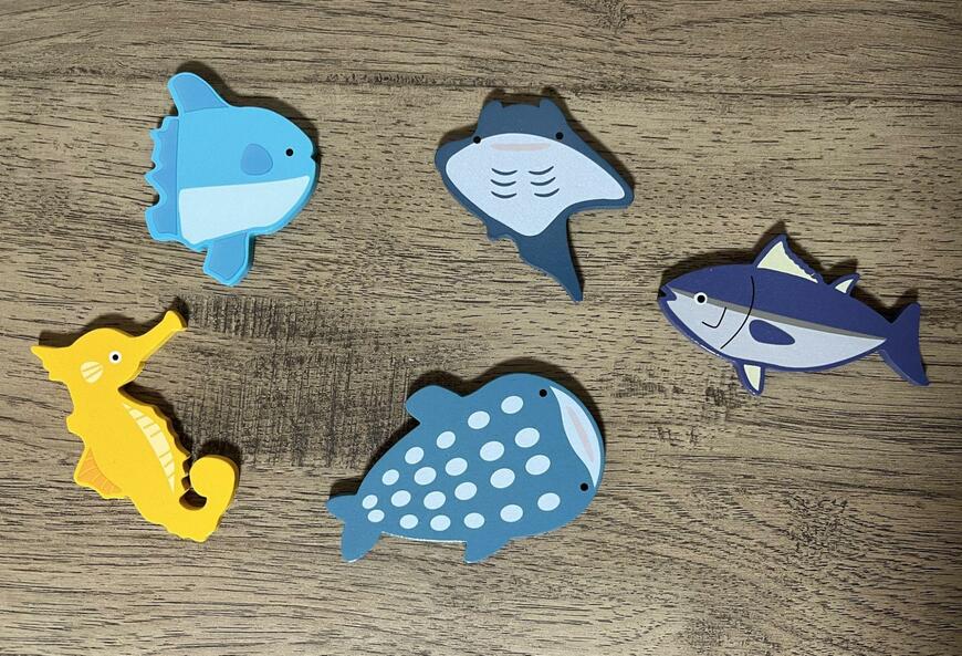 キャンドゥ、木製パズル　水族館　画像