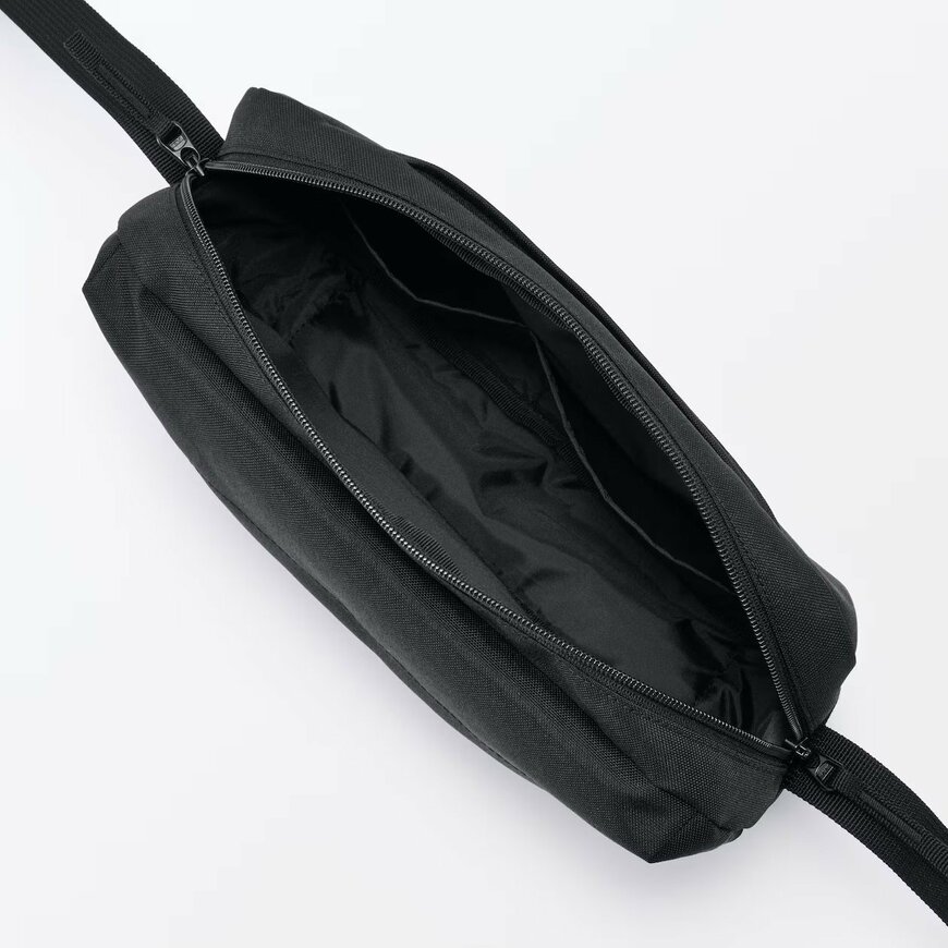 無印良品公式　背面ポケット付き　撥水ショルダーバッグ