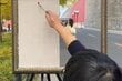 街角で描かれた「1枚の絵」に強烈な違和感　現実と完全に重なる「圧巻の仕上がり」に思わず目を疑う
