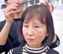 「白髪があって毛も薄い…」髪に悩みを抱える女性がオーダーした”お任せカット”に「似合ってる」の声