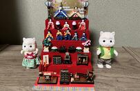 シルバニアと飾れる！「ミニチュアひな人形」で遊んでみました！リーメント凄いです