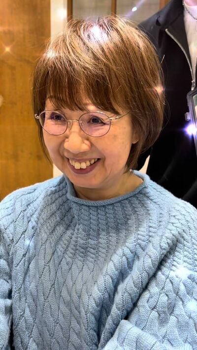 スッキリとしたショートに変身