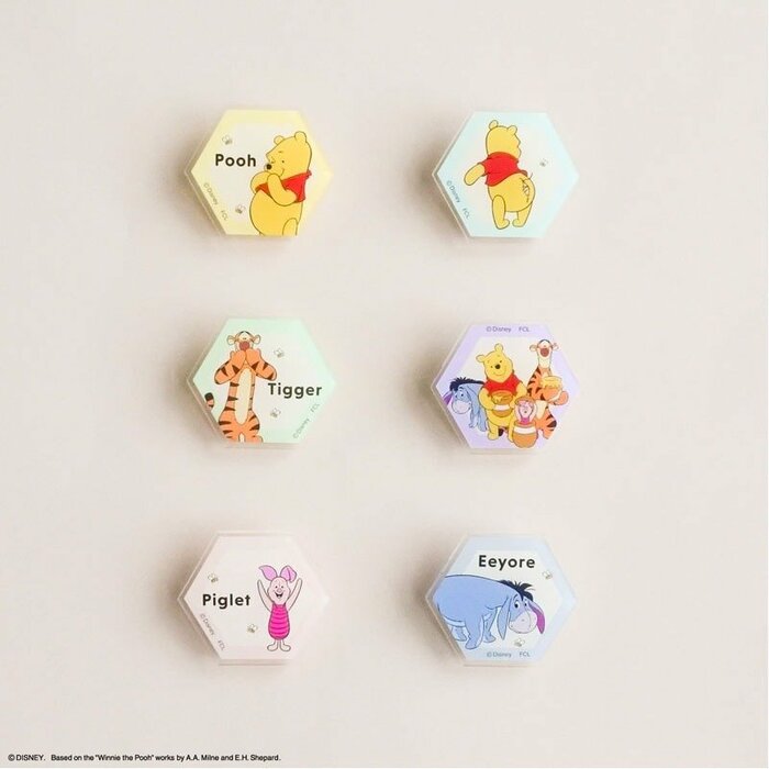 キャンドゥ公式 ディズニー/くまのプーさん アクリルクリップ くまのプーさんとなかまたち