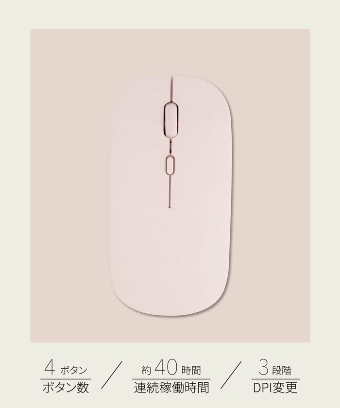 3COINS，ワイヤレスマウス商品画像
