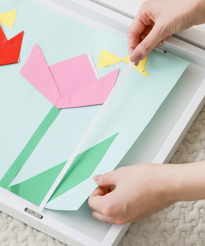 小学校や幼稚園・保育園から持ち帰った作品をおしゃれに飾れる！